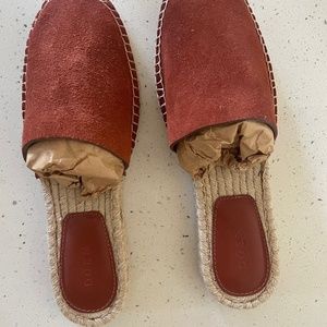 NWT Doen Espadrilles in Rust